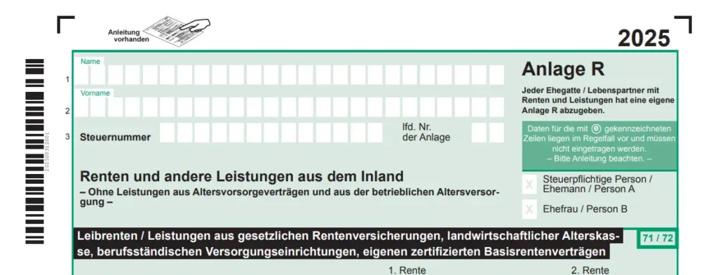 Steuererklärung für Rentner - Rentenbesteuerung