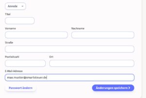 FAQ E-Mail ändern 1