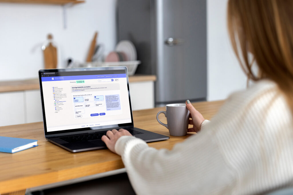 smartsteuer Anwendung Laptop 2026